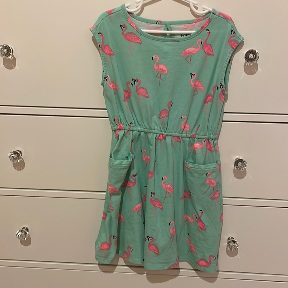 Size 6-7 flamingo dress